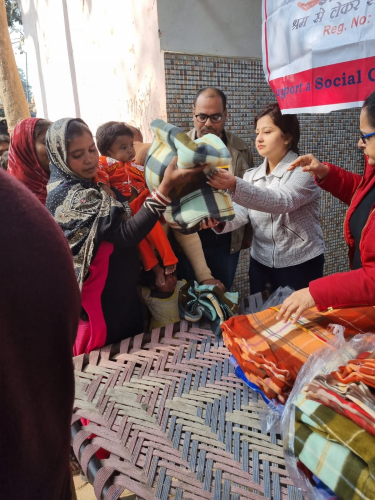 Blankets Distribution
